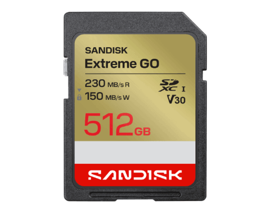 SanDisk 512GB Extreme Go MicroSDXC SD Card
