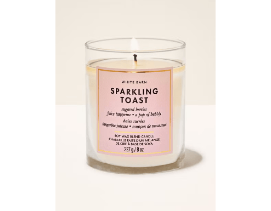 Bath and body works Sparkling Toast Single Wick Candle
